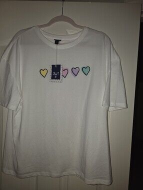 Roller Rabbit X Target Disco Heart T Shirt Size M NWT